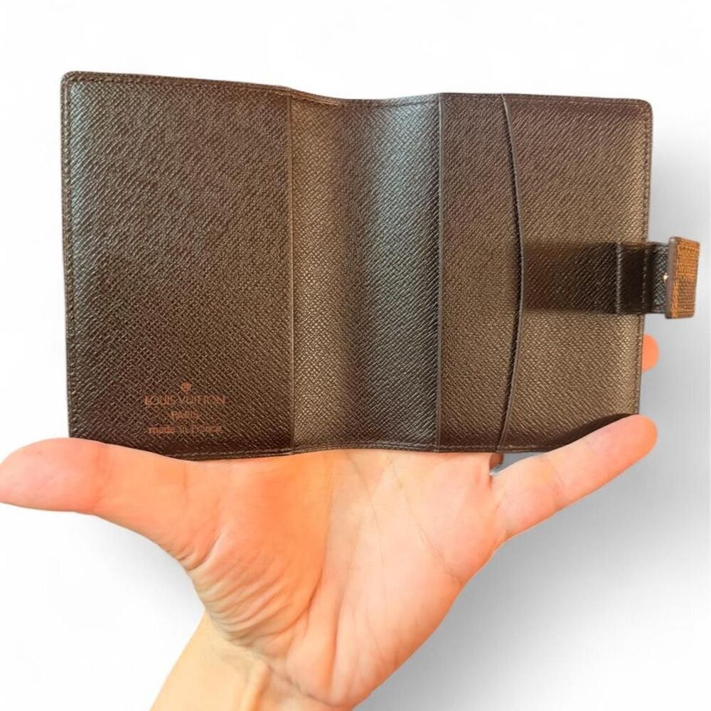 Louis Vuitton Damier Ebene Mini Agenda Cover R20705 1998 Card Holder France - Picture 7 of 8